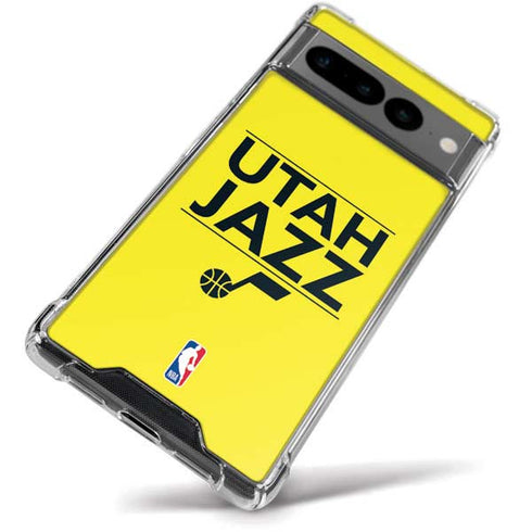 NBA Utah Jazz Standard - Yellow Google Pixel 7 Pro Clear Case